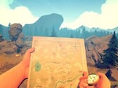 Изображение карты из Firewatch; сейчас игра продаётся в Steam со скидкой 80%.