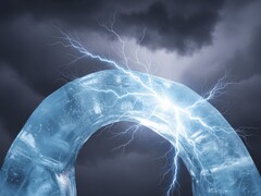 Декоративное изображение, изображающее изогнутый лед, вырабатывающий электричество (Источник изображения: Изображение, сгенерированное искусственным интеллектом)