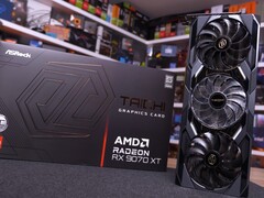 Hardware Unboxed использовал для сравнения ASRock Taichi Radeon RX 9070 XT. (Источник изображения: Hardware Unboxed на YouTube, отредактировано)