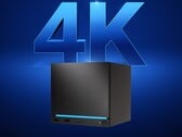 Steam Machine от Valve на фоне изображения в разрешении 4K