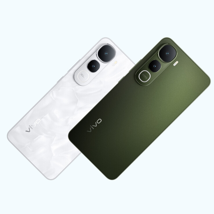 Модель Vivo Y400 5G выпускается в оливково-зеленом и гламурно-белом цветах (Источник изображения: Vivo)