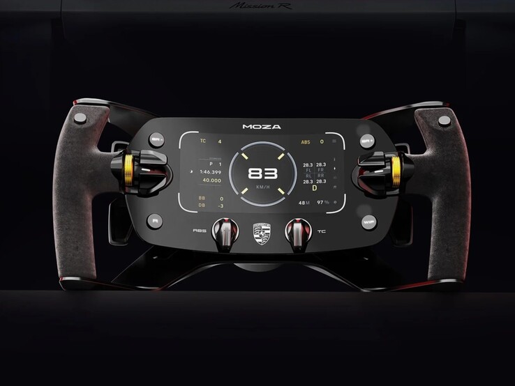 Рулевое колесо реплики Porsche Mission R. (Источник изображения: Moza)