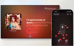 Apple Телевизоры с iPhone превращаются в караоке-машины с помощью tvOS 26. (Источник изображения: Apple)