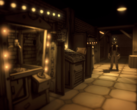 Бенди: Lone Wolf запускается как пересказанная версия игры Boris and the Dark Survival. На картинке - официальная иллюстрация к игре. (Источник изображения: Steam)  