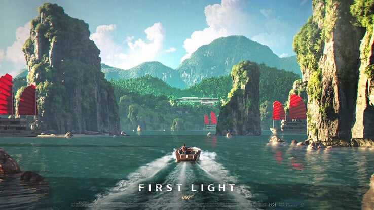 Живописные места - изюминка 007 First Light и любого фильма о Бонде. (Источник изображения: IO Interactive)