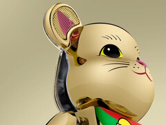 Колонка Be@rbrick Audio x Maneki Neko Bluetooth воспроизводит 360-градусный звук через четыре динамика. (Источник изображения: Be@rbrick Audio)