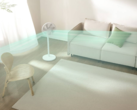 Новый умный напольный вентилятор Xiaomi Mijia Smart Floor Fan может питаться от пауэрбанка. (Источник изображения: Xiaomi)