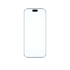 Моделирование экрана iPhone 18 Pro, наклоненного под небольшими углами, демонстрирующее изменение цвета, зафиксированное в ходе тестирования, п