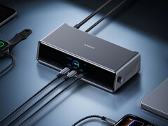 Док-станция 14-в-1 Prime Docking Station с поддержкой трех дисплеев доступна по цене €349,99. На снимке: промо-изображение док-станции. (Источник изображения: Anker)