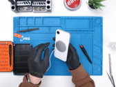 Модель 16e с магнитным апгрейдом. (Источник изображения: PhoneRepairGuru через YouTube)