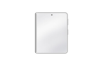 Утечка эскизов Huawei Pura X Max - в сложенном виде.