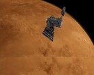 Впечатление художника от орбитального аппарата ExoMars 2016 Trace Gas Orbiter на Марсе