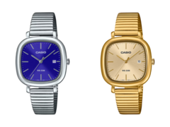 Новые часы Casio, включая LTP-B166D-2AV (слева) и LTP-B166G-9AV (справа), скоро поступят в продажу в Европе. (Источник изображения: Casio)