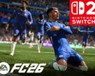 Показан баннер EA Sports FC 26 Switch 2 (Источник изображения: Nintendo of America, EA Sports с правками)