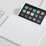 На фото: 15-клавишный модуль Stream Deck, установленный на трекпад. Теперь любители могут добавлять кнопки Stream Deck в свои пользовательские сборки без необходимости разбирать розничные версии. (Источник изображения: Elgato)
