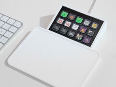 На фото: 15-клавишный модуль Stream Deck, установленный на трекпад. Теперь любители могут добавлять кнопки Stream Deck в свои пользовательские сборки без необходимости разбирать розничные версии. (Источник изображения: Elgato)