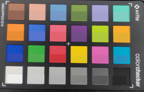 ColorChecker: Правильный цвет - внизу квадрата