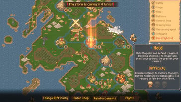 An image showing the map in Sons of Valhalla.