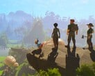 Рекламный скриншот из игры «Under a Rock» — игры в жанре выживания в открытом мире от Nordic Trolls.