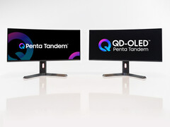 Пример новой технологии QD-OLED Penta Tandem от Samsung Display.