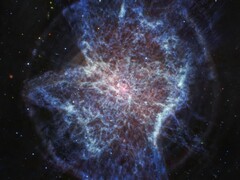 Средне-инфракрасное изображение планетарной туманности NGC 6072 (Источник изображения: NASA, ESA, CSA и STScI; обрезано)