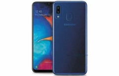 Рендер Samsung Galaxy A20e просочился в Сеть (Изображение: AndroidPure)