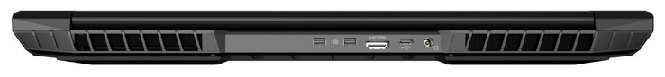 Задняя сторона: 2x Mini DisplayPort, HDMI, USB 3.1 Gen 1 (Type-C), разъем питания