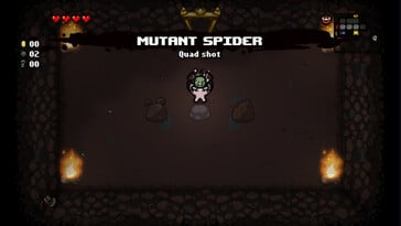 На изображении: скриншот игрового процесса из игры «The Binding of Isaac: Rebirth».