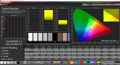 CalMAN ColorChecker (после калибровки)