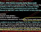 Утечка информации о Moore's Law Is Dead Playstation 6 (источник изображения: YouTube-канал Moore's Law Is Dead)