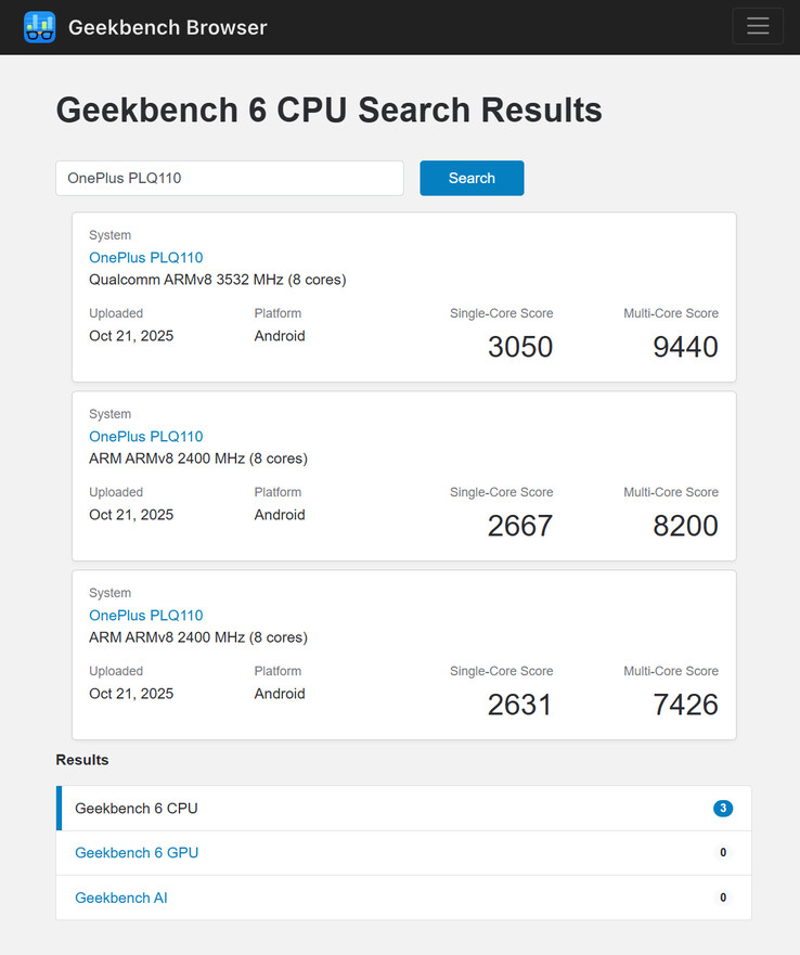 (Источник изображения: Geekbench)