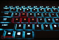 Индивидуальная RGB-подсветка позволяет задавать цвет любой из клавиш
