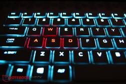 Индивидуальная RGB-подсветка позволяет задавать цвет любой из клавиш