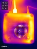 GMKtec NucBoc M6 Ultra во время стресс-теста (нижняя сторона)