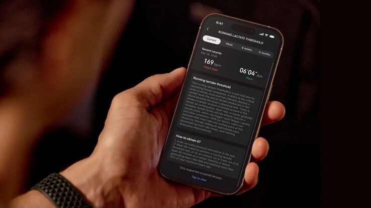 Функция измерения порога лактата Amazfit Lactate Threshold