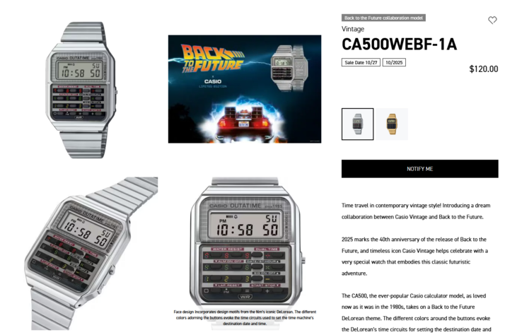 (Источник изображения: Casio US)