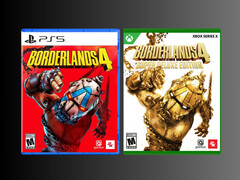 Снимки коробки Borderlands 4 для PS5 и Xbox (Источник изображения: GameStop)