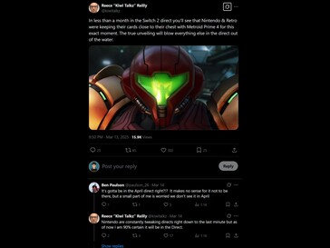 Сообщение Kiwi Talkz Metroid Prime 4: Beyond Switch Direct X (Источник изображения: скриншот, аккаунт Kiwi Talkz X)