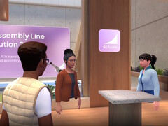 Microsoft Teams Immersive Events позволяет проводить VR-встречи с 3D-аватарами, у которых отсутствуют нижние части тела. (Источник изображения: Microsoft)
