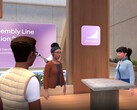 Microsoft Teams Immersive Events позволяет проводить VR-встречи с 3D-аватарами, у которых отсутствуют нижние части тела. (Источник изображения: Microsoft)