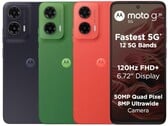 Moto G35 5G выпускается в цветах Leaf Green, Midnight Black и Guava Red (Источник изображения: Motorola)