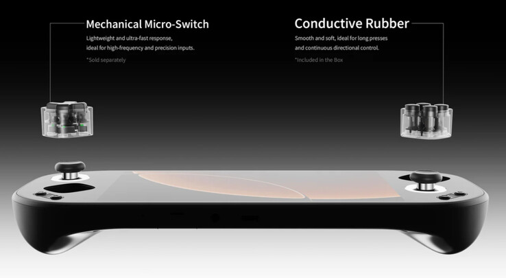 Pocket Max поддерживает сменные кнопки, как Ayaneo 3.