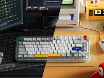 Беспроводная механическая клавиатура Nuphy kick75 с гибридным профилем. (Источник изображения: NuPhy - отредактировано)