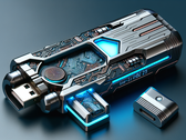 Защищенный USB-накопитель (Создан с помощью DALL-E 3)
