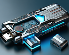 Защищенный USB-накопитель (Создан с помощью DALL-E 3)