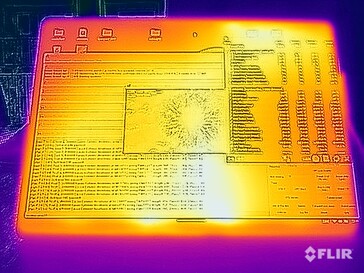 Испытание на стрессовую температуру поверхности (спереди)