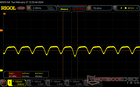 Пульсации ШИМ, яркость 50%