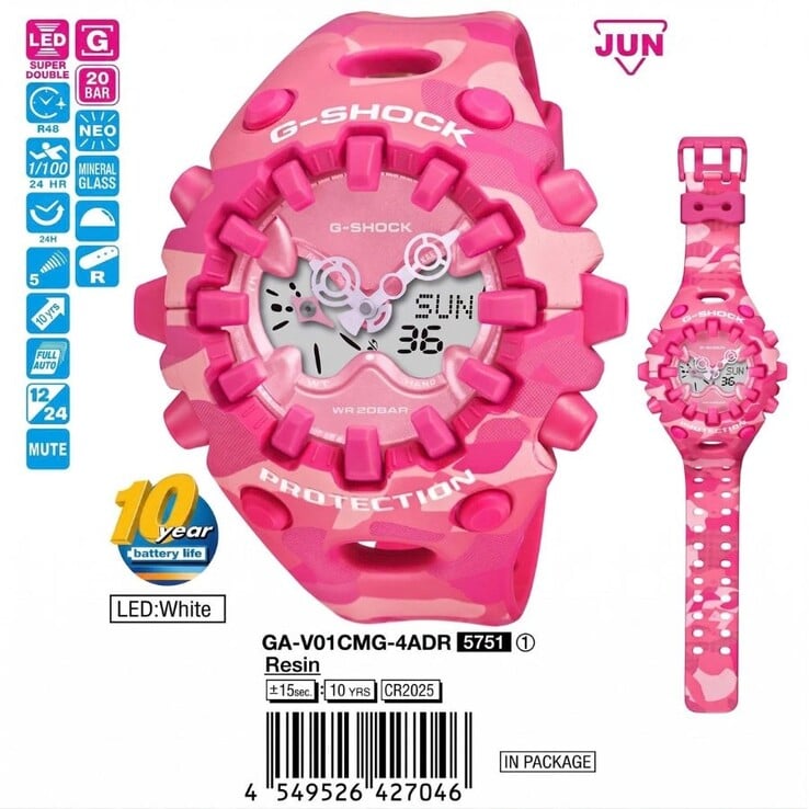Часы Casio G-Shock GA-V01CMG-4A