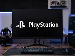 Игровая установка для ПК с изображением логотипа PlayStation