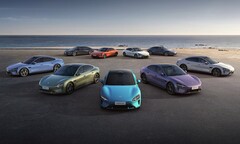 Коллекция электрических седанов Xiaomi SU7 (Источник изображения: Xiaomi)